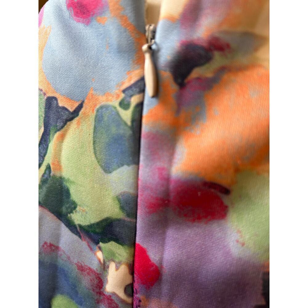 Karl Lagerfeld Paris Pastel Fit & Flare Dress - Size 12 - Picture 5 of 6